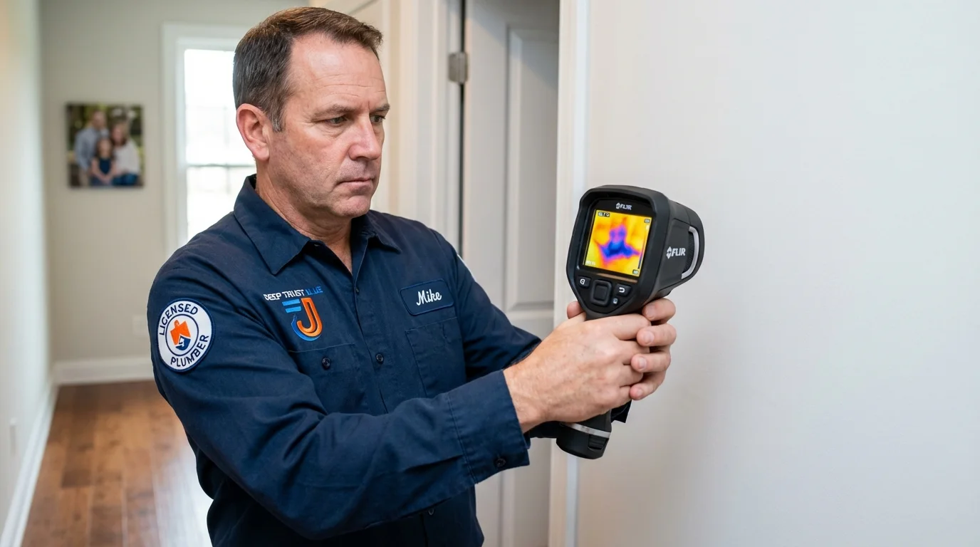 Thermal imaging leak detection by Johns Plumbing LLC in Portales